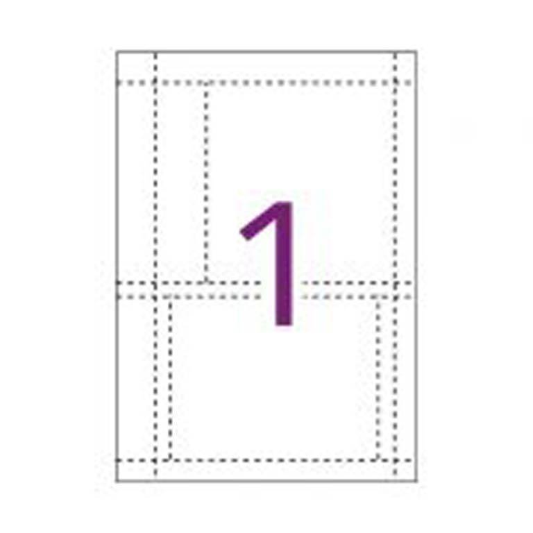 ETIQUETA AUTOADHESIVA MAKRO PAPER BLANCAS 151X118