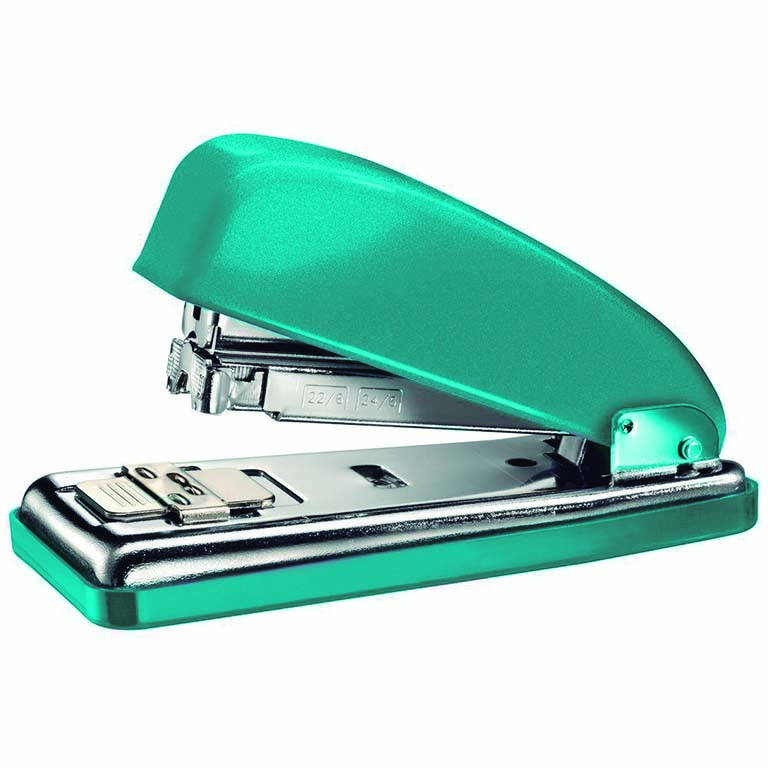 GRAPADORA SOBREMESA PETRUS 226C WOW METALICA COLOR TURQUESA CAPACIDAD 30 HOJAS