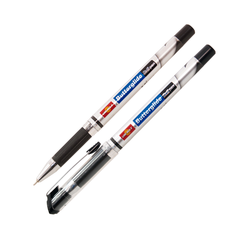 BOLIGRAFO UNIMAX CAPUCHON BUTTERGLIDE NEGRO TRAZO DE 0,7MM TINTA VFI