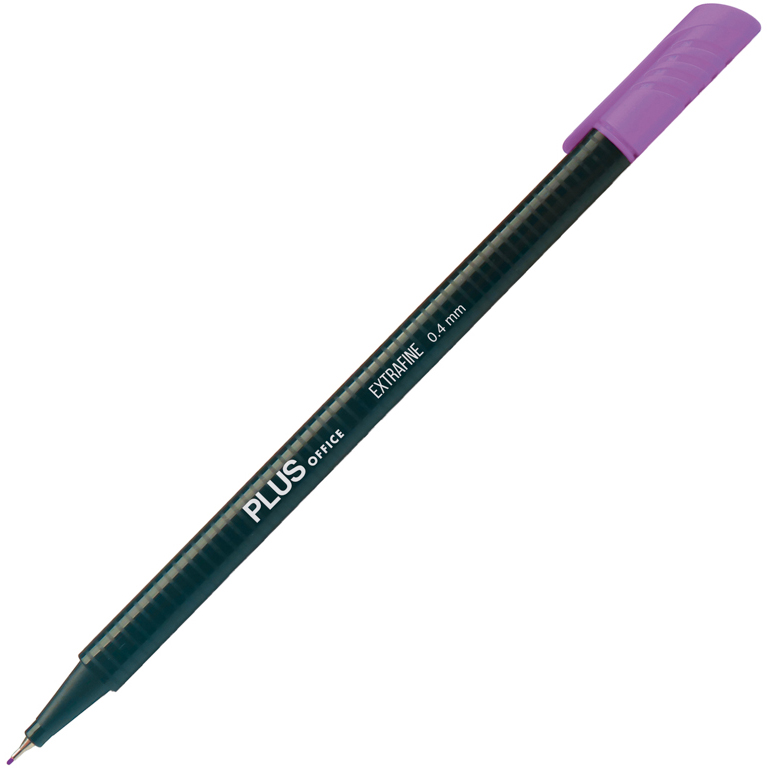 ROTULADOR PLUS OFFICE EXTRAFINE PUNTA DE FIBRA COLOR VIOLETA NEÓN 0,4 MM