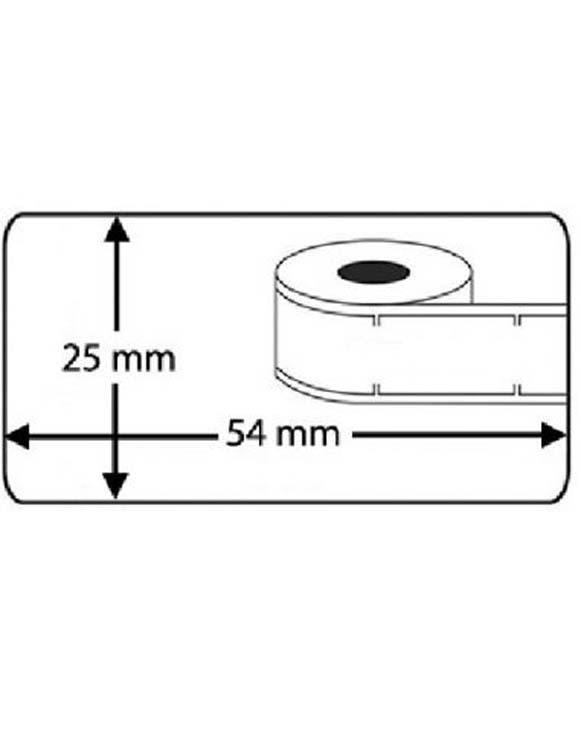 CINTA COMP DYMO TERMICA 25X54