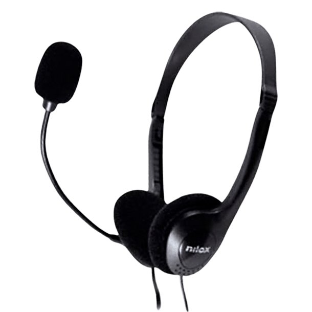 AURICULARES NILOX CON MICRÓFONO USB
