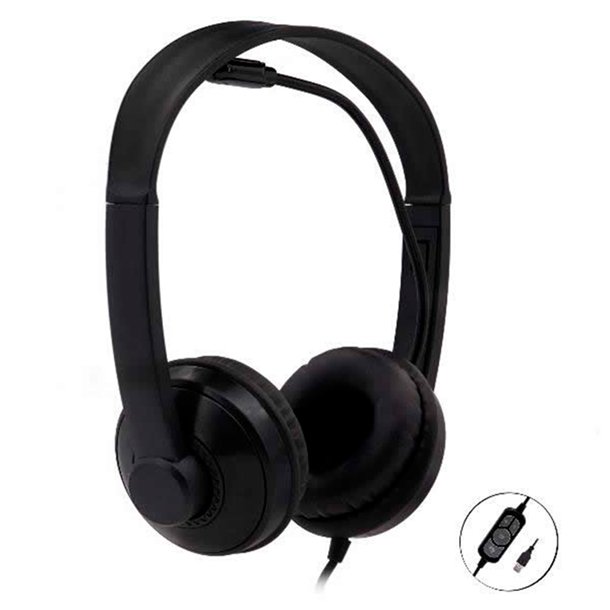 AURICULARES USB NILOX CON MICRÓFONO ESTÉREO
