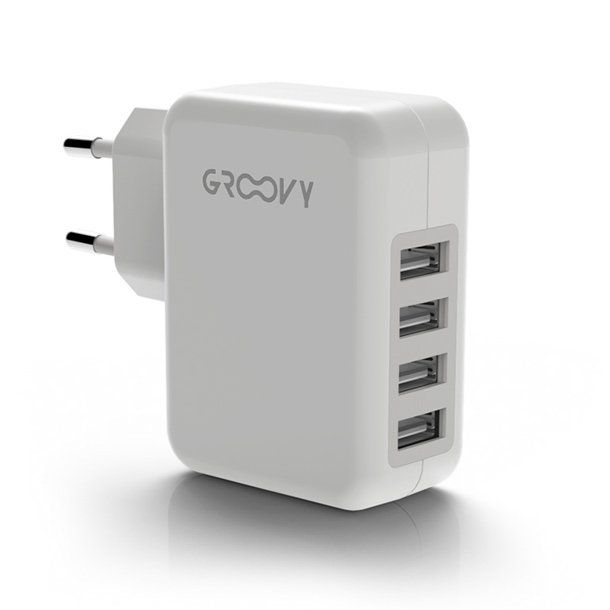 CARGADOR GROOVY 4 USB
