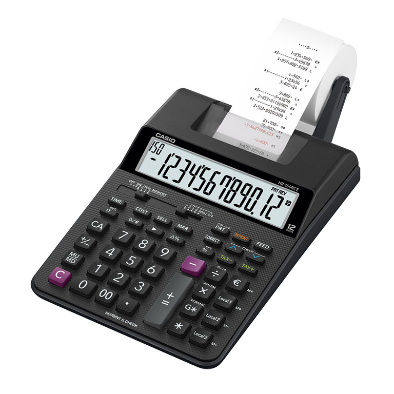CALCULADORA IMPRESORA CASIO HR-150 RCE
