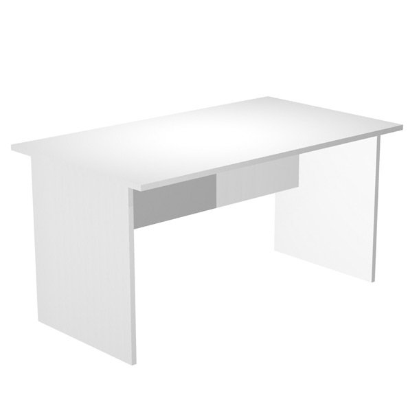 MESA PRESTO PATA PANEL 160 CM COLOR BLANCO