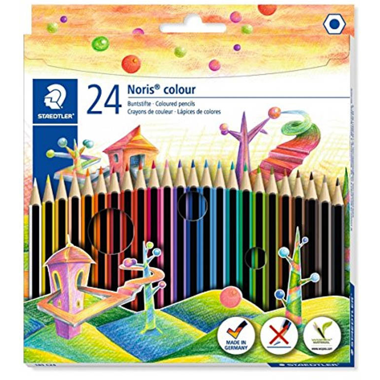 LAPICERO DE COLORES STAEDTLER NORIS COLOUR 185 24 COLORES
