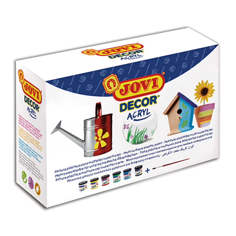 PINTURA JOVIDECOR MULTIUSOS 6 COL.SUR