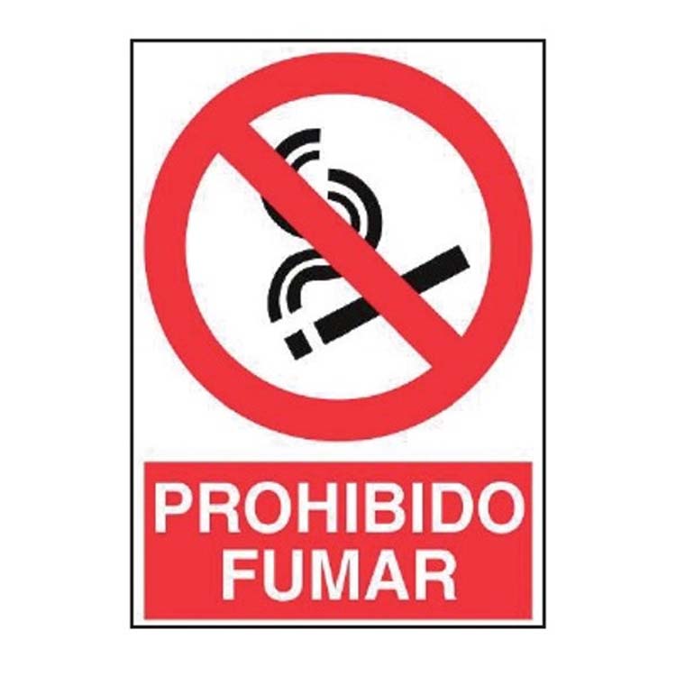 CARTEL NO FUMAR A11 100X100