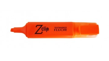 ROTULADOR FLUORESCENTE ZCLIP NARANJA
